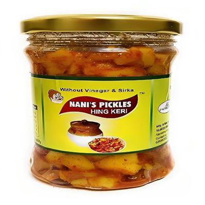 Hing Keri Pickle (Mango Slices with Asafoetida) Without Chemical Preservative - (250 g)