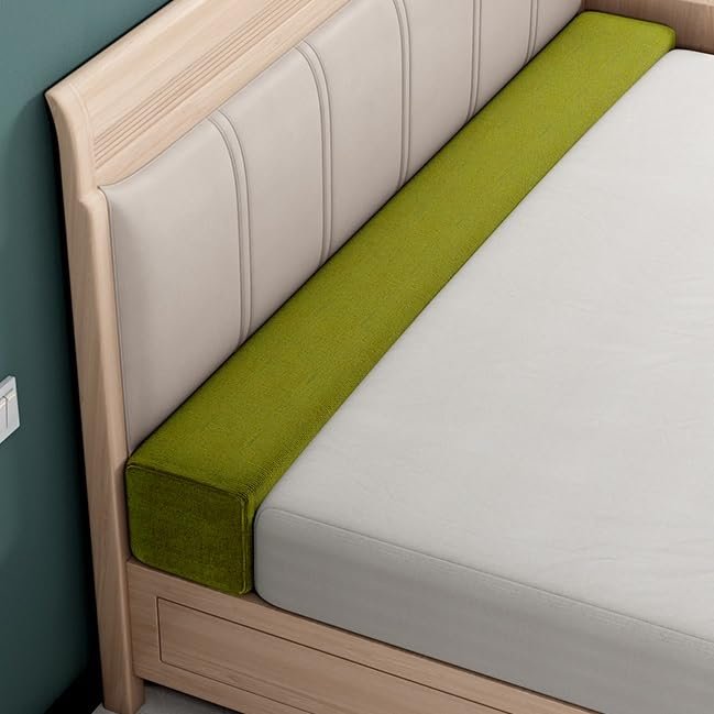 QCLUEU Bed Gap Filler,Mattress for Single/Double/King Bed,High-Density 45D Sponge, Removable and Washable Cover,Mattress Extender Filler for Headboard Gap, Bed Space Crack, Wall