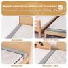 QCLUEU Bed Gap Filler,Mattress for Single/Double/King Bed,High-Density 45D Sponge, Removable and Washable Cover,Mattress Extender Filler for Headboard Gap, Bed Space Crack, Wall view 4