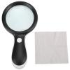 10X Handheld Magnifying Glass with LED Light  3.5 Inch Illuminated Magnifier for Reading, Stamp Collecting, Jewelry Inspection, Coin Grading, and Detailed Work view 1