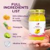 Healthy Herbs Sea Moss Gel (Pineapple) Wildcrafted from Jamaican St Lucia Gold Seamoss | Wild-Harvested Superfood with Over 90 Essential Vitamins & Minerals | Vegan, Non-GMO, US-Made (16 oz.) view 3