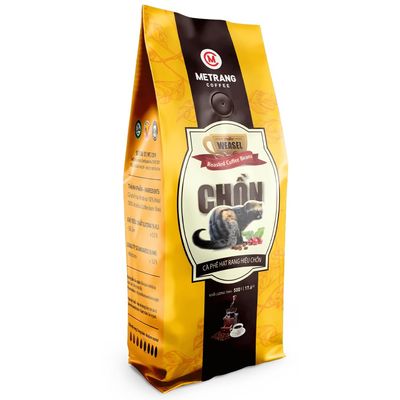 METRANG COFFEE Roasted Coffee Beans METRANG 17.6 OZ 100% Arabica, Medium Roast Whole Bean Coffee, Analogue of Kopi Luwak Coffee, Made in Vietnam