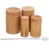 Healifty 1 Set Carbonized Bamboo Jar Cupping Beauty Salon Traditional Chinese Medicine Special Jar Cupping Device Bamboo Products Tube Body Tool Massage Accessories view 1