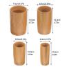 Healifty 1 Set Carbonized Bamboo Jar Cupping Beauty Salon Traditional Chinese Medicine Special Jar Cupping Device Bamboo Products Tube Body Tool Massage Accessories view 3