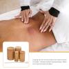 Healifty 1 Set Carbonized Bamboo Jar Cupping Beauty Salon Traditional Chinese Medicine Special Jar Cupping Device Bamboo Products Tube Body Tool Massage Accessories view 4