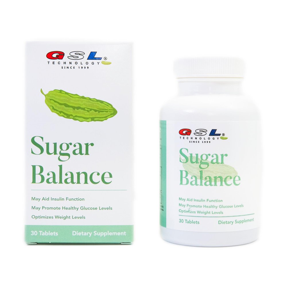 GSL Technology | The Original Sugar Balance | 1000 mg of Bitter Melon Extract | Made in The USA (30 Count)