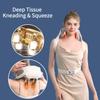 Asinhe Wearable Neck Shoulder Massager, Deep Tissue Shiatsu Back Massagers with Heat for Pain Relief, Electric Human-Hand Kneading Squeeze Muscles Massage Pillow, Gifts for Women Men Full Body Use view 2