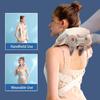 Asinhe Wearable Neck Shoulder Massager, Deep Tissue Shiatsu Back Massagers with Heat for Pain Relief, Electric Human-Hand Kneading Squeeze Muscles Massage Pillow, Gifts for Women Men Full Body Use view 3