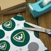 GRAPHICS & MORE Wayne State University Primary Logo Gift Wrap Wrapping Paper Roll view 3