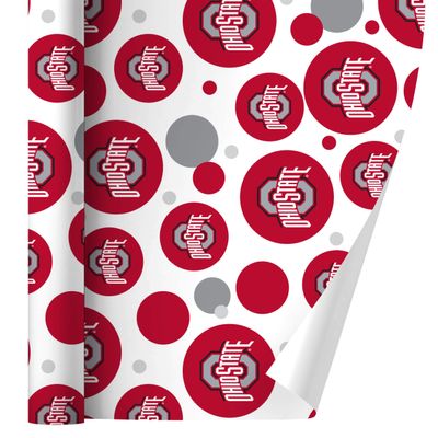 GRAPHICS & MORE The Ohio State University Primary Logo Gift Wrap Wrapping Paper Roll