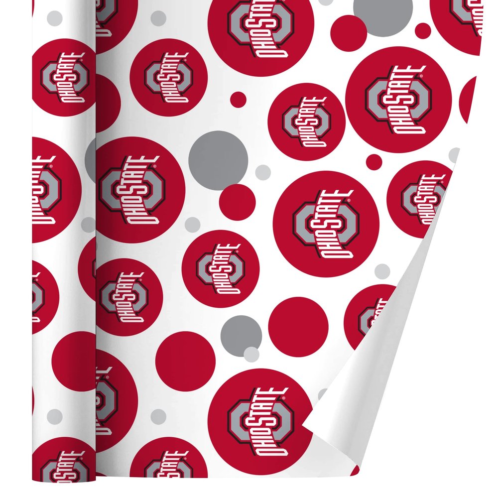 GRAPHICS & MORE The Ohio State University Primary Logo Gift Wrap Wrapping Paper Roll