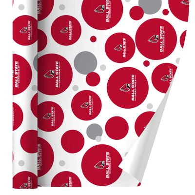 GRAPHICS & MORE Ball State Primary Logo Gift Wrap Wrapping Paper Roll