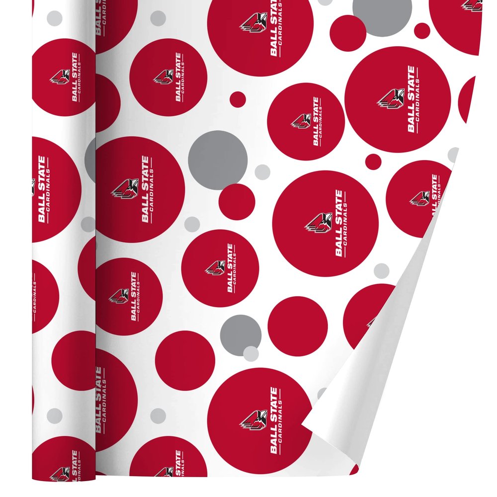 GRAPHICS & MORE Ball State Primary Logo Gift Wrap Wrapping Paper Roll