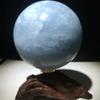 AtkitS Natural Semi-Precious Stone Blue Calcite Ball Celestite Crystal Sphere (Size : 300-400g) view 4
