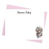 Cathy Wraps Koala Note Cards with Envelopes, Personalized Stationery Set for Girls, Pack of 12 Flat Notecards view 1