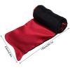 4Pcs Sleeping Mask Satin Plug 7 pin d6 Eye Mask Blindfold Silk Eye Cover Sleeping Eyeshade Blindfold Tie 150 cm (Black Red) view 2