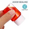 TOVINANNA 10Pcs Pill Bottles with Blank Labels - 30ml Medicine Containers with Screw Caps- Plastic Empty Small Pill Container Leak-Proof Clear Sample Jar for Dispense for Liquid Solid Name Stickers view 4
