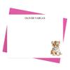 Cathy Wraps Tiger Note Cards with Envelopes, Personalized Animal Stationery Set, Pack of 12 Flat Notecards view 1