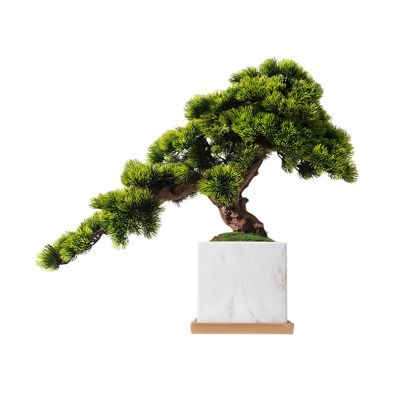 MOOWI Artificial Bonsai Tree Artificial Bonsai Tree Fake Plant Potted Tree Japanese Pine Bonsai Plant Faux Bonsai Indoor Windowsill Yard Desktop Display Trees Zen Decor Artificial Trees Plants