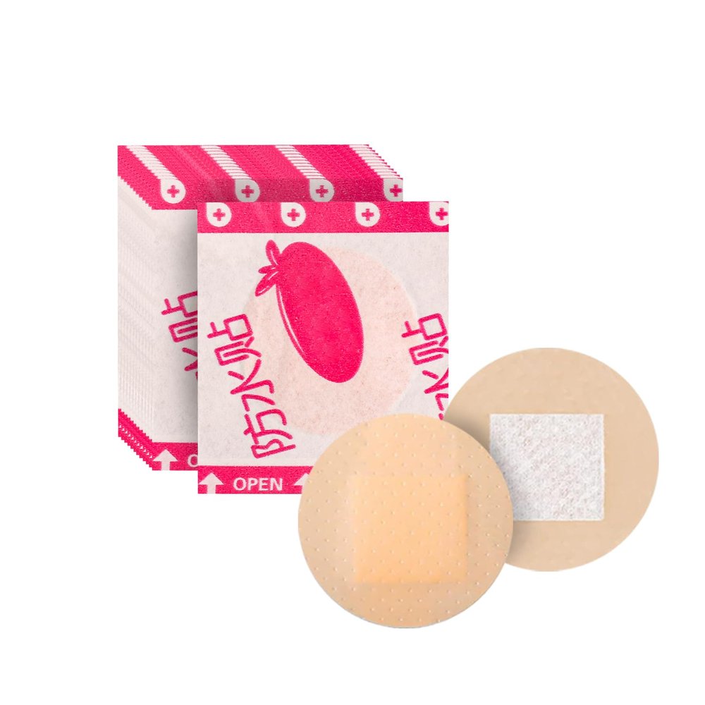 200pcs Adhesive Spot Bandages, Flexible PU, Breathable, Skin Color, 0.98 Inch Diameter, Round Shape