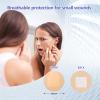 200pcs Adhesive Spot Bandages, Flexible PU, Breathable, Skin Color, 0.98 Inch Diameter, Round Shape view 3