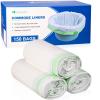 150 Pcs Bedside Commode Liners for Potty Chair Liners Disposable Adult, Commode Bags, Portable Toilet Liners Fits All Standard Adult Commode Chairs Toilet Bucket Potty Bedpan in Medical Care view 1
