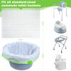 150 Pcs Bedside Commode Liners for Potty Chair Liners Disposable Adult, Commode Bags, Portable Toilet Liners Fits All Standard Adult Commode Chairs Toilet Bucket Potty Bedpan in Medical Care view 2