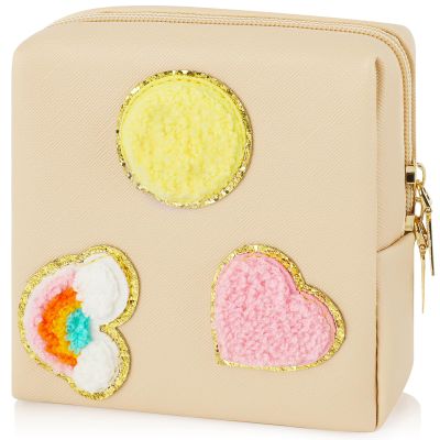 airogym Period Bag for Women, Sanitary Napkin Storage Bag, Functional PU Leather Sanitary Pad Bags for Panty Liners, Tampons, Menstrual Cup Pouches, Sanitary Pads Organizer