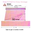 shareluck 32" Iridescent Cellophane Wrap for Gift Baskets- Rainbow Wrapping Paper - Rainbow Film Roll for bags, Flower Bouquet, DIY, (32 x 50Ft) view 2
