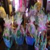 shareluck 32" Iridescent Cellophane Wrap for Gift Baskets- Rainbow Wrapping Paper - Rainbow Film Roll for bags, Flower Bouquet, DIY, (32 x 50Ft) view 3