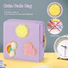 airogym Period Bag for Ladies, Sanitary Napkin Storage Bag, Functional PU Leather Sanitary Pad Bags for Panty Liners, Tampons, Menstrual Cup Pouches, Sanitary Pads Organizer view 4