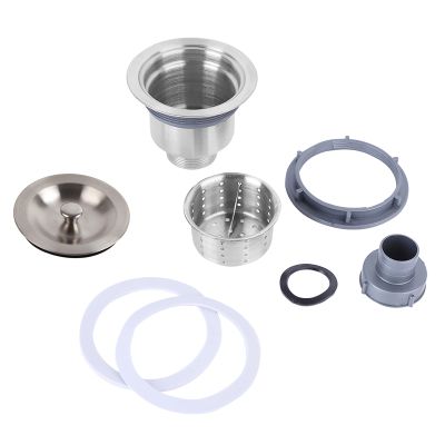 Haofy Stainless Steel Drain Stopper, Fast Draining, Odor Blocking, Easy to for Kitchen Sink