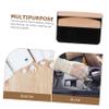 1 Set Mini Dustpan and Brush Set Wood Tabletop Small Broom Portable Cleaning Brush Dustpan Combo for Desk Housekeeping Office Kitchen Pet Nest view 2
