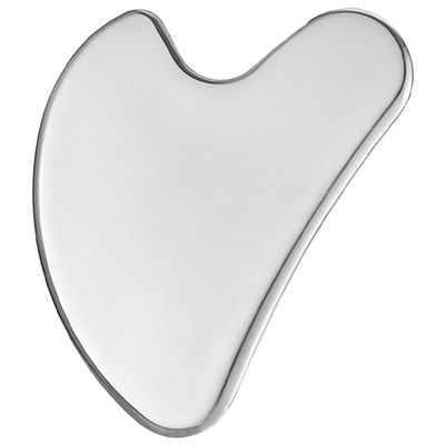 Beavorty Heart Shape Facial Gua Tool Stainless Steel Face for Skin Care and Relaxation Design for Gentle Facial Scraping and Massage for