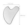 Beavorty Heart Shape Facial Gua Tool Stainless Steel Face for Skin Care and Relaxation Design for Gentle Facial Scraping and Massage for view 4