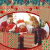 Fulmoon 120 Set Christmas Kraft Gift Bags Bulk Xmas Assorted Paper Gift Bags with Handle Holiday for Presents Xmas Party Favor Supplies Decor view 4