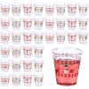 Funtery 60 Pcs Christmas Ugly Sweater Plastic Shot Glasses 1.7 oz Disposable Mini Christmas Shot Cups Bulk Xmas Tree Reindeer Gingerbread Snowman Drinking Cups for Holiday Party Supplies Decoration view 1