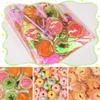ENNIYU 120pcs Iridescent Cellophane Bags, 4x6 inch Holographic Plastic Treat Goodie Bags with Twist Ties, Cello Gift Bags for Candy Party Favors Small Gifts view 3