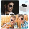 120 Pcs Adhesive Eye Patches, Eye Patches for Adults Pad Disposable Eyepatch Latex Free Adhesive Bandages for Adult(3.3 x 2.3 Inches,Black) view 3