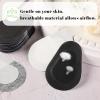 120 Pcs Adhesive Eye Patches, Eye Patches for Adults Pad Disposable Eyepatch Latex Free Adhesive Bandages for Adult(3.3 x 2.3 Inches,Black) view 4
