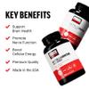 Force Factor Acetyl L-Carnitine Brain Supplement, Nerve Support Supplement, and Cellular Energy Booster, Acetyl L-Carnitine 500mg, Premium Quality, Vegan, Non-GMO, 100 Vegetable Capsules view 2