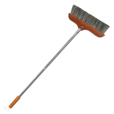 CAXUSD Push Broom Soft Bristles Multi-use Cleaning Brush for Home and Bathroom Handle for Pet Hair and Dust Removal