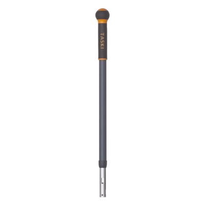 Taski D7520278 JM Ultra Plus Telescoping Mop Handle, Commercial Floor Mop Handle, Steel Gray & Orange, Extends 60-105cm (Short), 1-Count