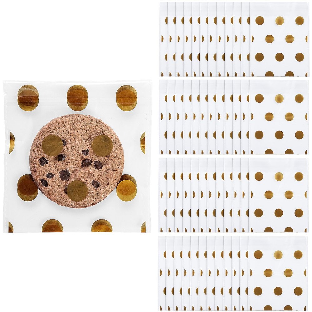 Fun Express Polka Dot Cellophane Cookie Treat Bags Bulk 144 Pc