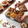 Broadway Basketeers Nuts Gift Basket - A Variety of 6 Gourmet Nut Mixes Snack Food Box, Healthy Gift for Men & Women, Get Well, Sympathy, Birthday, Corporate view 2