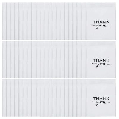 Fun Express Thank You Cellophane Cookie Treat Bags Bulk 144 Pc
