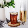 Nervure 120PCS Gold Plastic Cups - 10Oz Gold Rim Plastic Cups - Heavy Duty Disposable Cups - Clear Cup with Gold Rim for Weddings, Birthdays, Gatherings and Party view 4