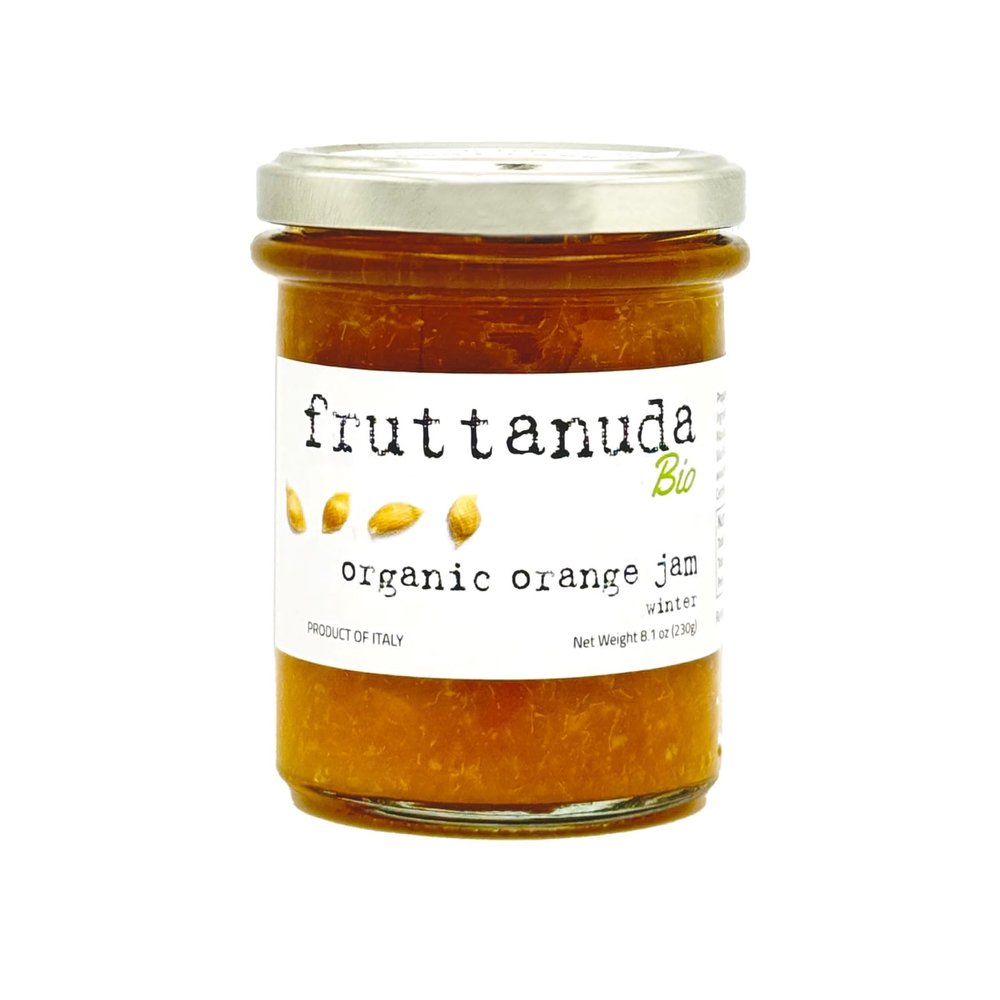 WellEatable Orange Marmalade, 100% Italian Fresh Citrus, 90%+ Fruit-Forward, More Spoonable, Less Jelly (See Videos), Organic, Only Two Ingredients, Less Sugar, No Chemicals - 8.1 oz