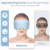 BeHoomi Sleep Mask, Premium Eye Mask for Sleeping, Total Blackout, Superior Soft Comfort, Upgraded 3D Ergonomic Designed Sleeping Mask for Home, Office, Travel, Meditation, Sky Blue view 2