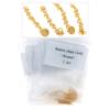 20 Pcs 24K Plated Gold Bonding Traction Chain Lingual Buttons Chain Round/Retangular Mesh Base (HJL-Round-20 Pcs) view 1